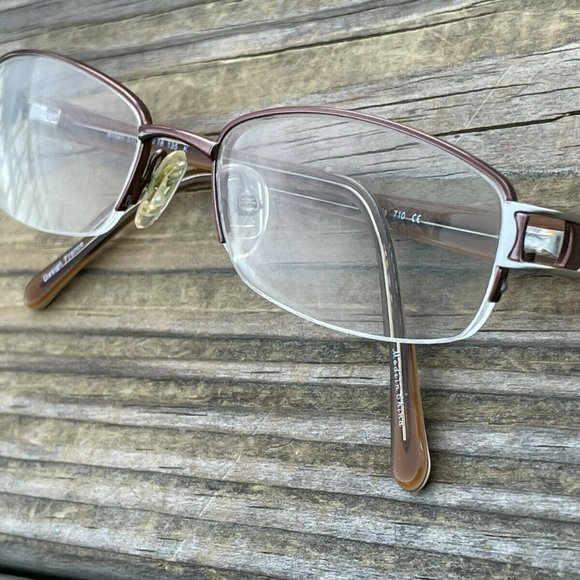 La Scala Women Eyeglasses Frame Handmade Glasses Brown Frame 51[]18 135 main image 12